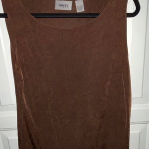 Chico’s traveler tank top size 2